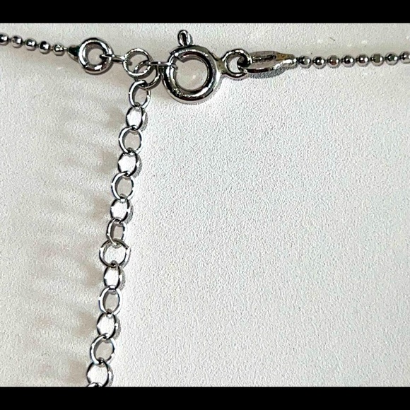 New Mia Fiore Dyadema Italy Sterling Silver Multi Crystal Bead Necklace - Picture 7 of 16